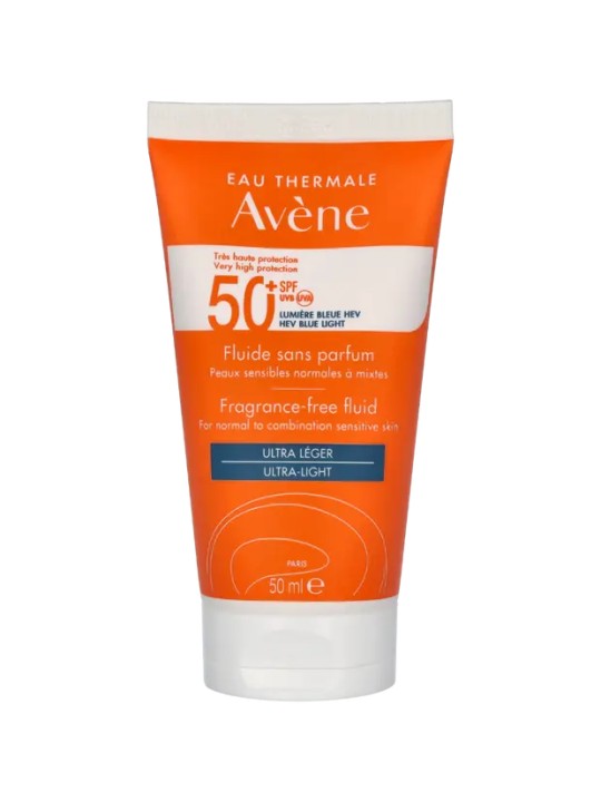 Avene High Protection Unscented Fluid SPF50 unisex 50ml