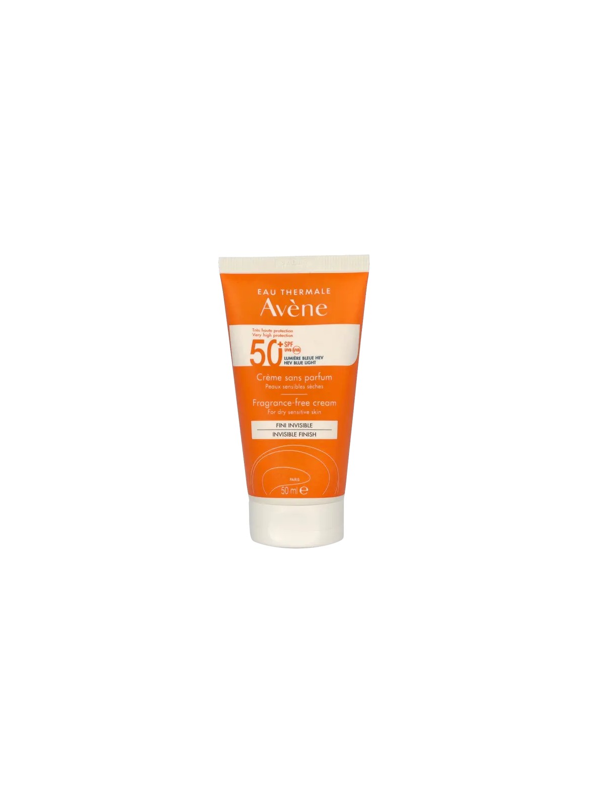 Avene High Protection Unscented Cream SPF50 unisex 50ml For Dry Sensitive Skin