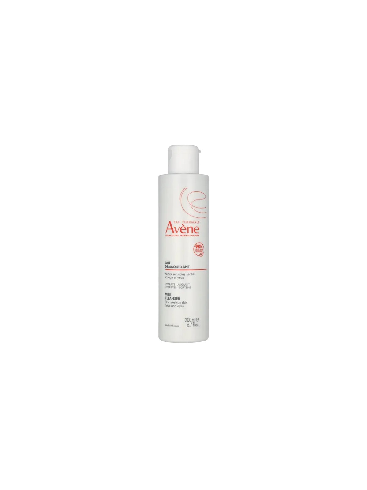 Avene Gentle Milk Cleanser 200ml Dry Sensistive Skin