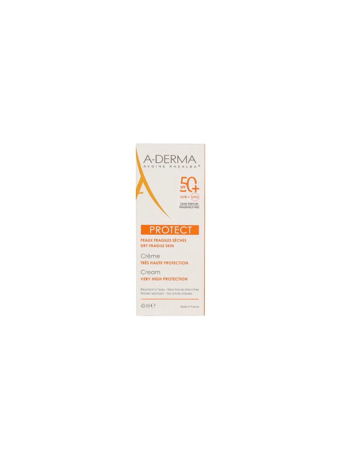 ADerma Protect Crema Solare Senza Profumo SPF 50 40ml