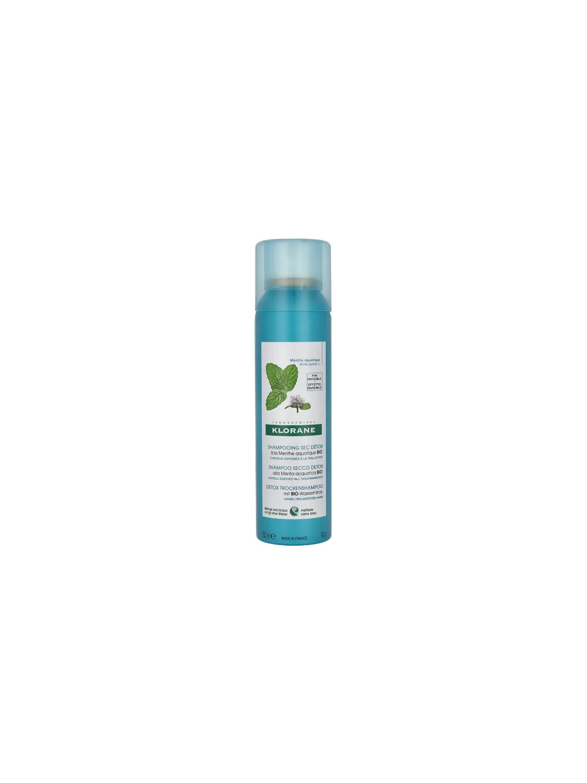Shampoo secco Klorane MENTA ACQUATICA BIO 150ml