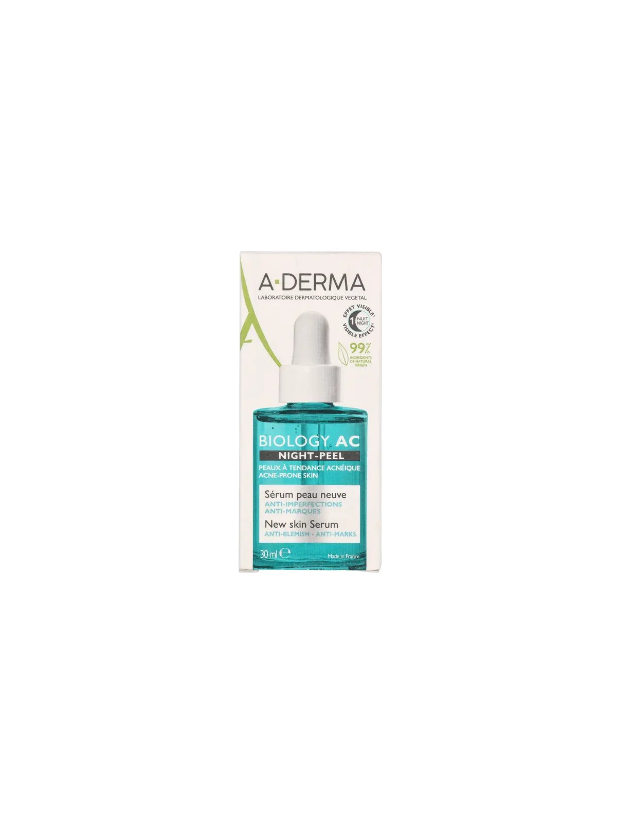 A-Derma Biology AC Night-Peel Serum 30ml acquista 