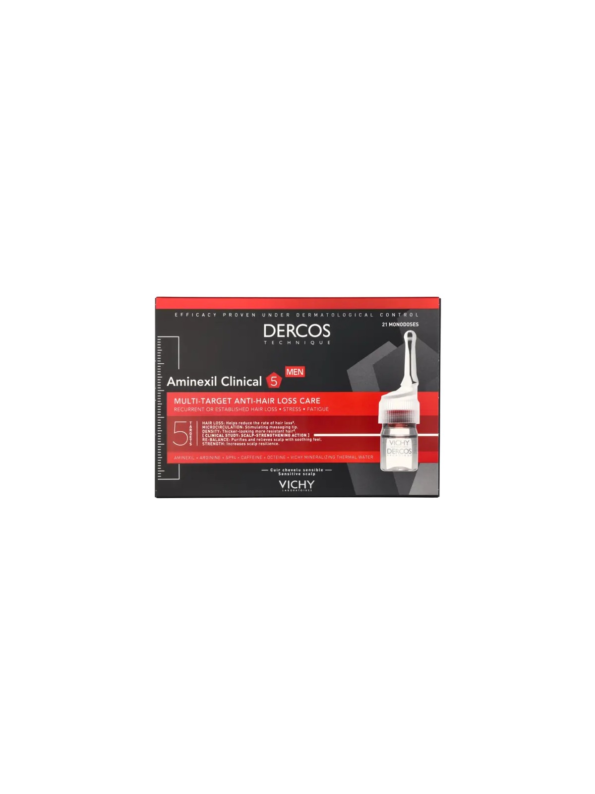 Dercos Aminexil Clinical 5 - Trattamento multiuso anticaduta per uomo