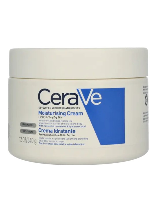 CeraVe Moisturising Cream unisex 340g For Dry To Very Dry Skin
