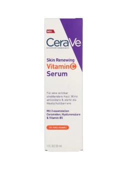 Siero viso illuminante CeraVe Skin Renewing Vitamin C Serum 30ml donna
