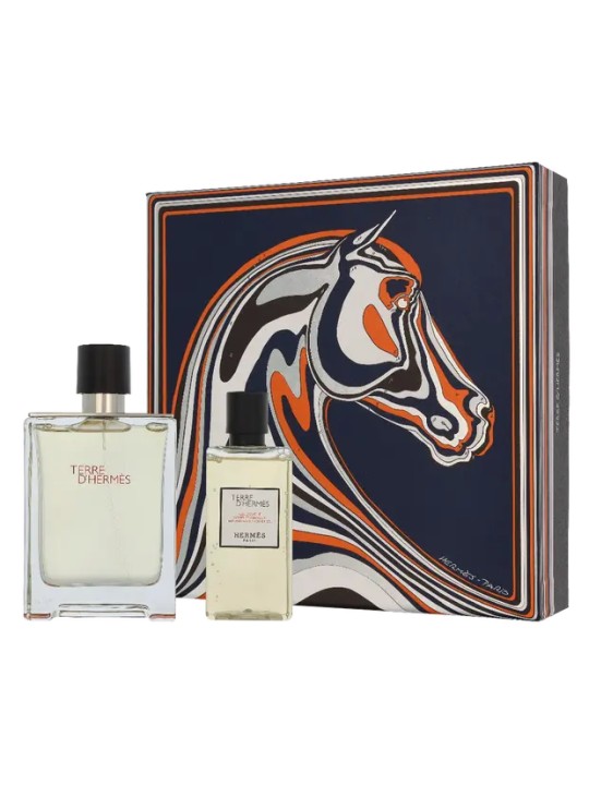 Hermes SET Terre D'Hermes eau de toilette spray 100ml + GEL DOCCIA 80ml