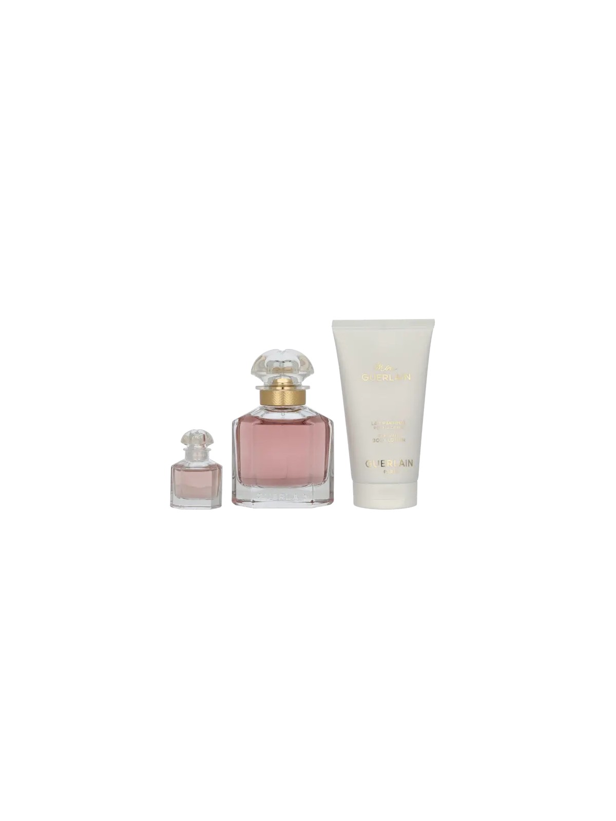 Guerlain Mon Guerlain Giftset eau de parfum 50 ml Body Lotion 75 ml eau de parfum 5 ml 237ml