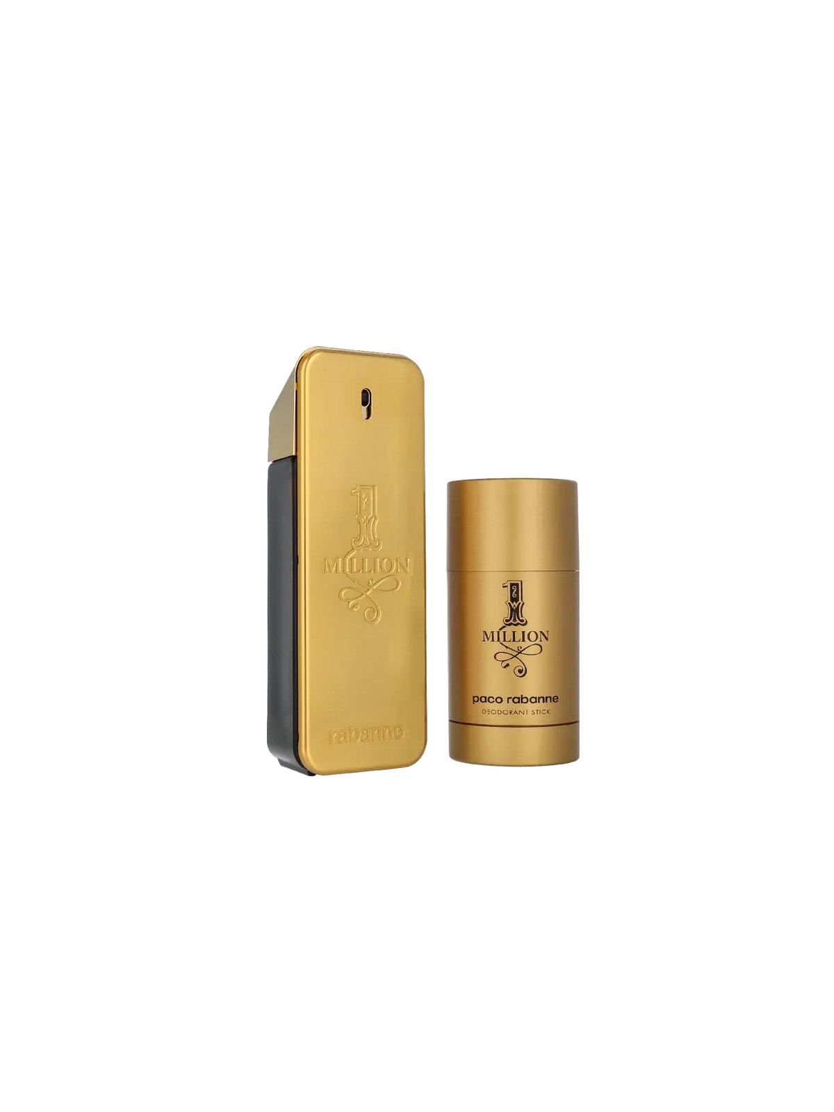 Set Paco Rabanne: 1 Million Eau De Toilette uomo 100ml + 1 Million Deodorante Stick uomo 75ml
