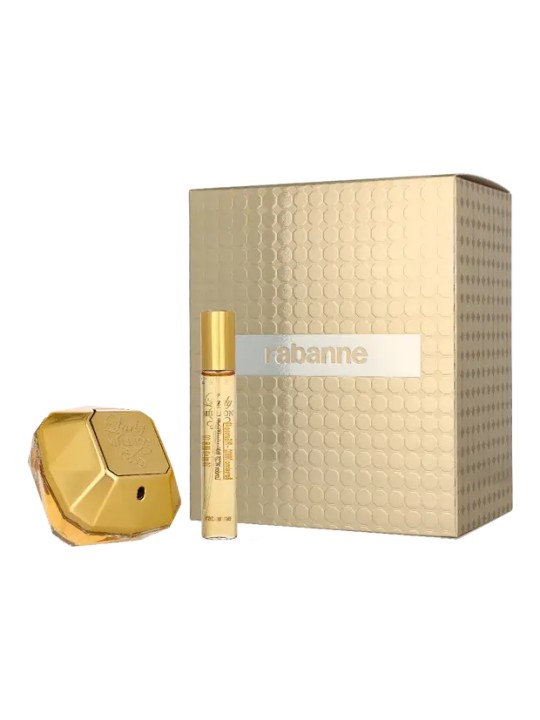 Paco Rabbane Lady Million Giftset eau de parfum Spray 80ml eau de parfum Spray 20ml 30ml