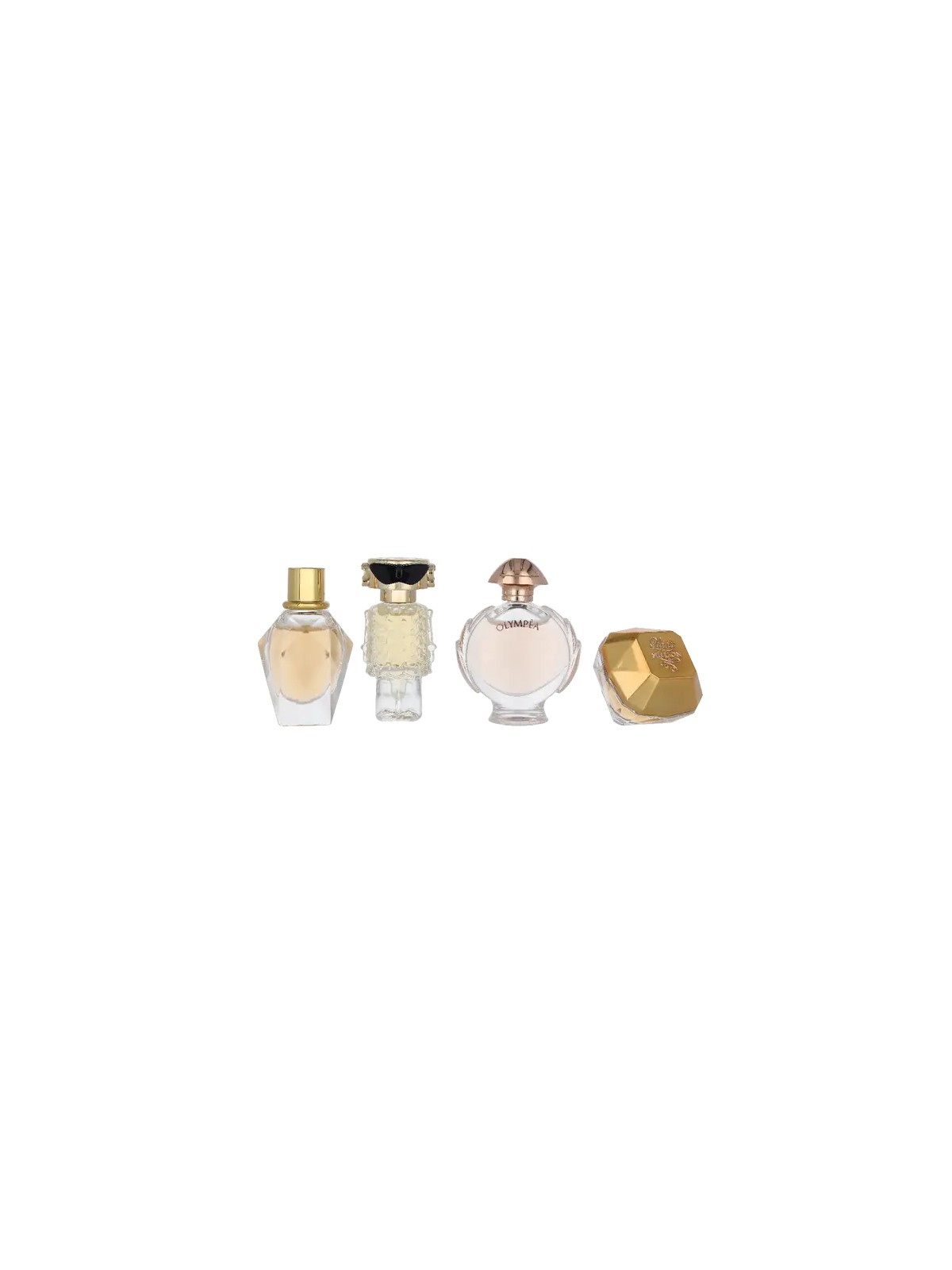 Rabanne SET MINIATURA Lady Million eau de parfum 5ml + Fame eau de parfum 4ml + Olympea eau de parfum 6ml + Million Gold For