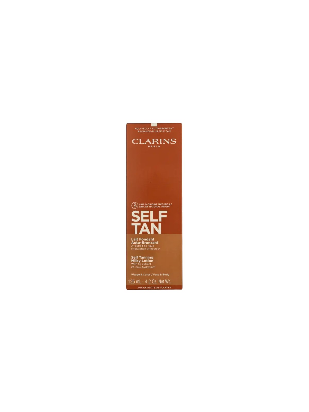 Clarins Self Tan Self Tanning Milky Lotion donna 125ml Face & Body, 24-hour Hydration