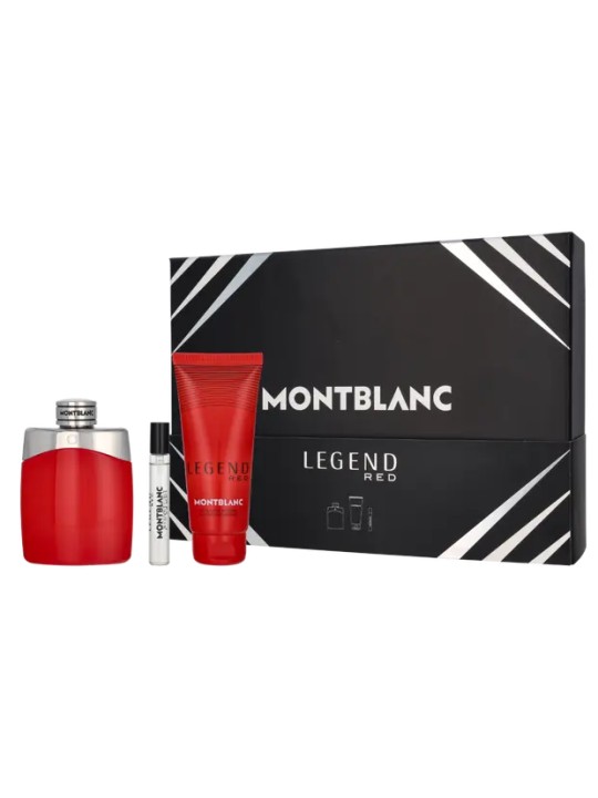 Montblanc Legend Red EDP 100ml + EDP MINI 7,5ml + SG for Body & Hair 100ml uomo