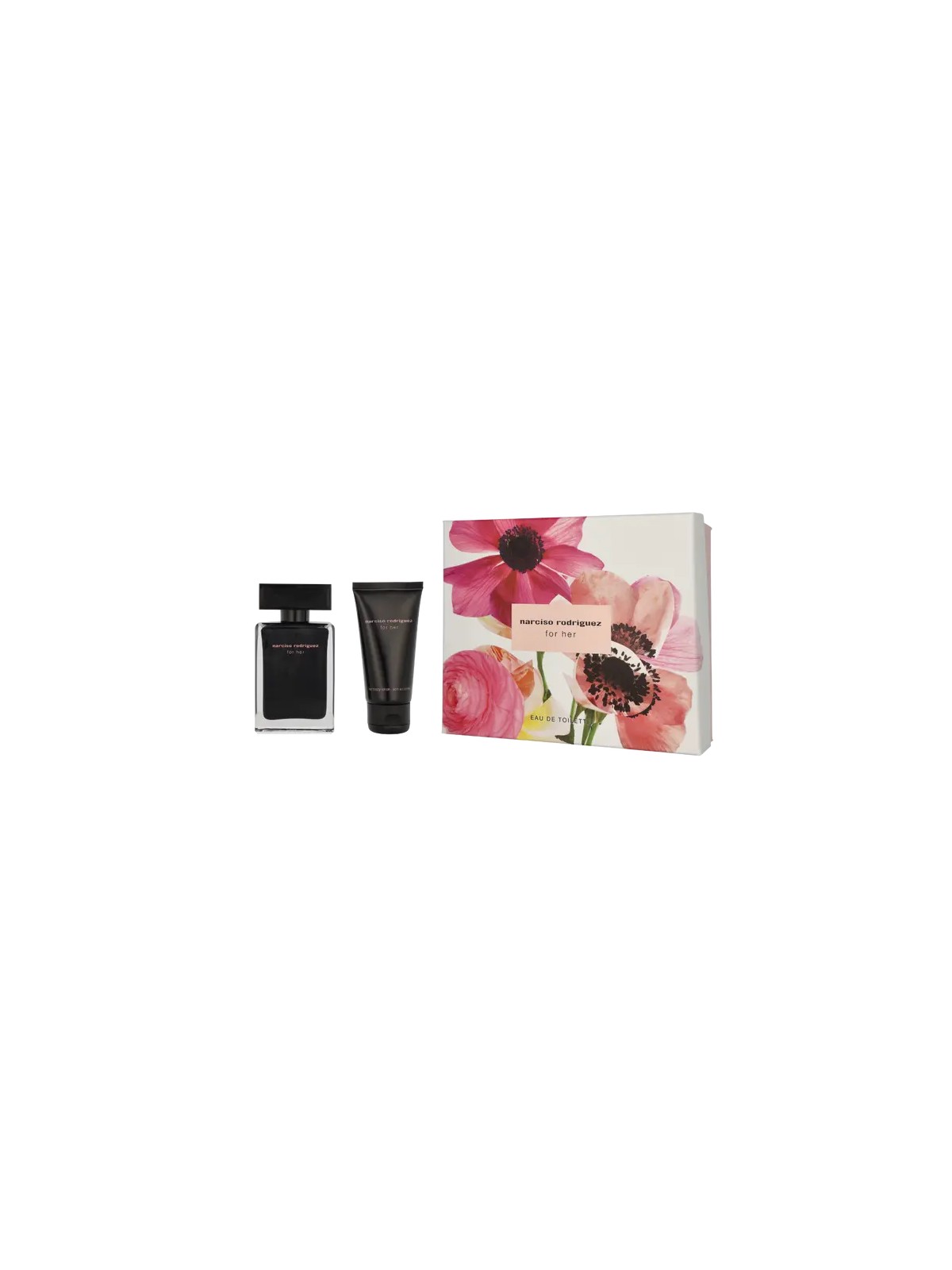 Narciso Rodriguez For Her Giftset 100ml eau de toilette Spray 50ml-Body Milk 50ml