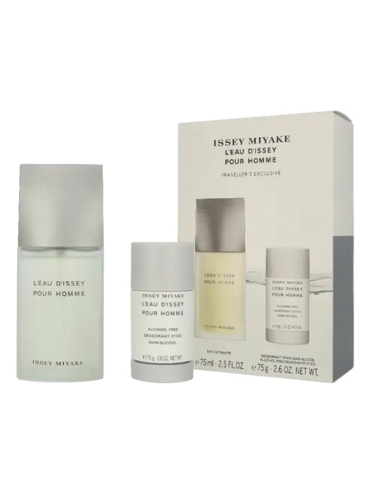 Issey Miyake L'Eau D'Issey Pour Homme Giftset eau de toilette Spray 75ml Deo Stick 75gr 260ml
