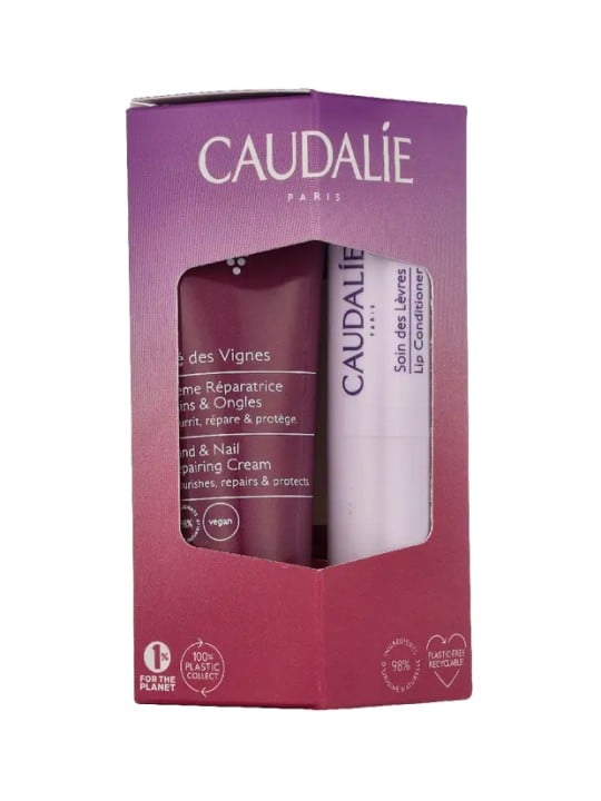 Caudalie THÉ DES VAGNOS SET DI 2 PEZZI MANI E LABBRA Crema de manos y uñas 30 ml + Stick Tratamiento para labios 4,5 g donna