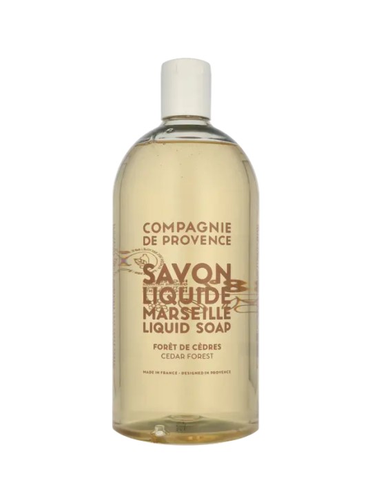 Compagnie De Provence Liquid Marseille Soap Refill Cedar Forest 495ml