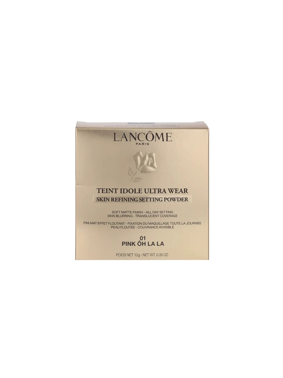 Lancome Teint Idole Ultra Wear Polvere raffinante per la pelle perfezionante e fissante 01 Pink Oh La La 10g