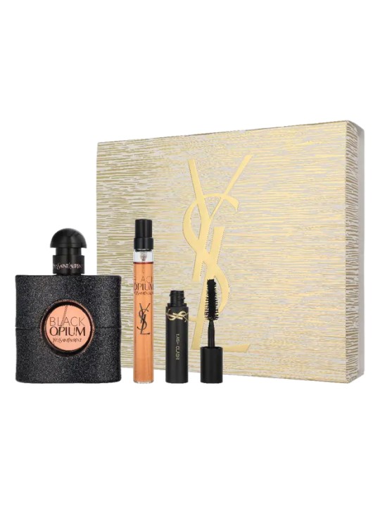 YSL Black Opium Giftset eau de parfum Spray 50ml eau de parfum Spray 10ml Lash Clash Volume Mascara 2ml 200ml