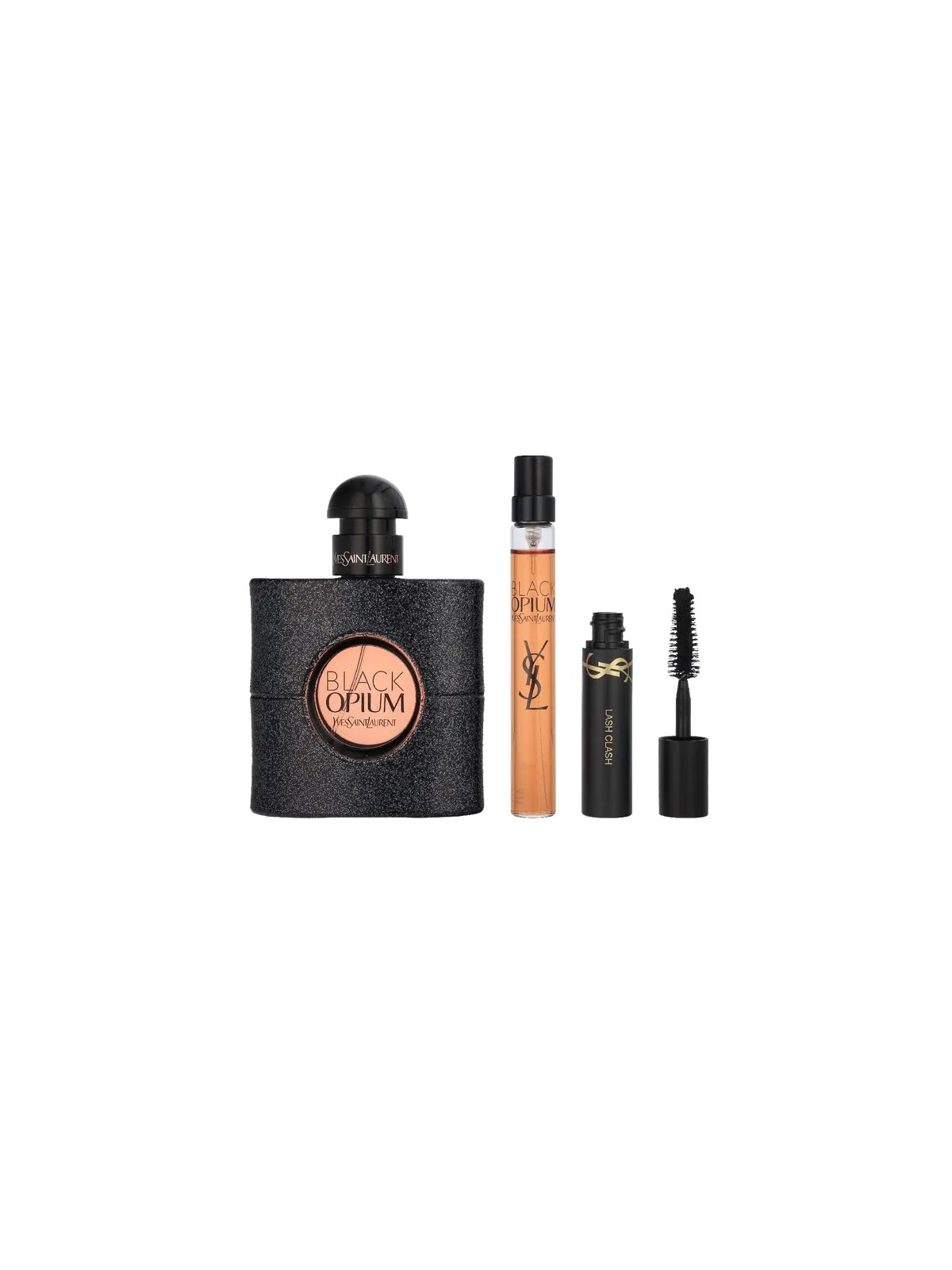 YSL Black Opium Giftset eau de parfum Spray 50ml eau de parfum Spray 10ml Lash Clash Volume Mascara 2ml 200ml