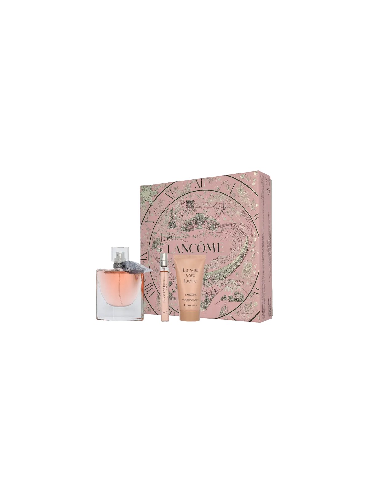 Lancome La Vie Est Belle Set regalo eau de parfum 50ml, lozione corpo 50ml e miniatura eau de parfum 10ml donna