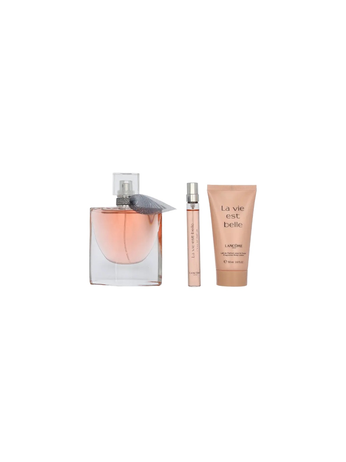Lancome La Vie Est Belle Set regalo eau de parfum 50ml, lozione corpo 50ml e miniatura eau de parfum 10ml donna