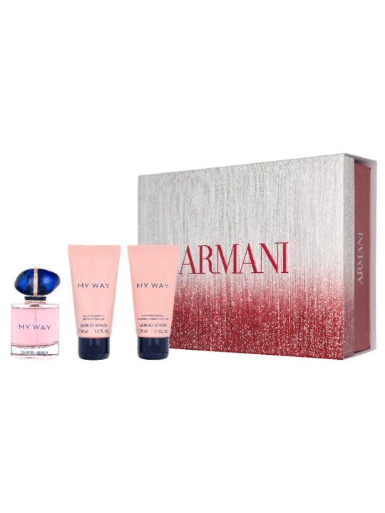 Armani My Way Giftset eau de parfum Spray 50ml Shower Gel 50ml Body Lotion 50ml 100ml