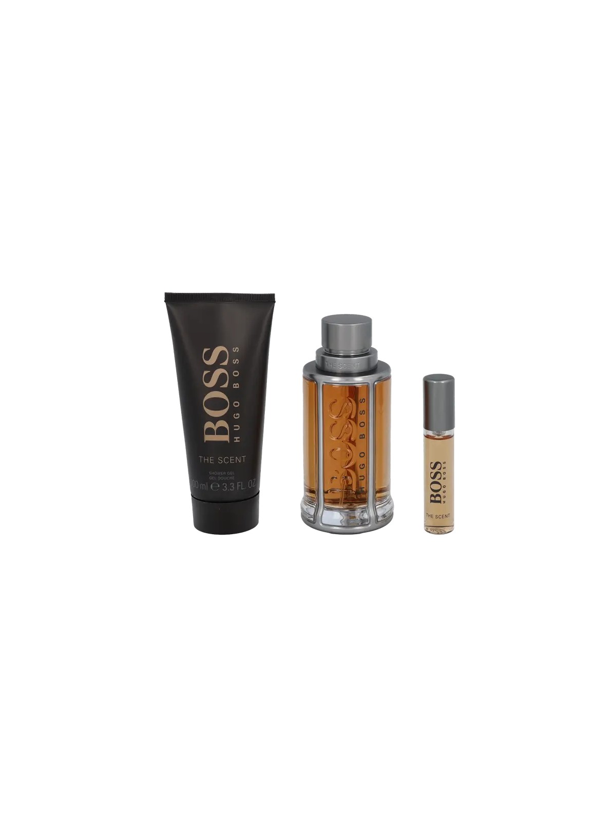 Hugo Boss The Scent Giftset 210ml eau de toilette Spray 100ml-Shower Gel 100ml- eau de toilette Spray 10ml