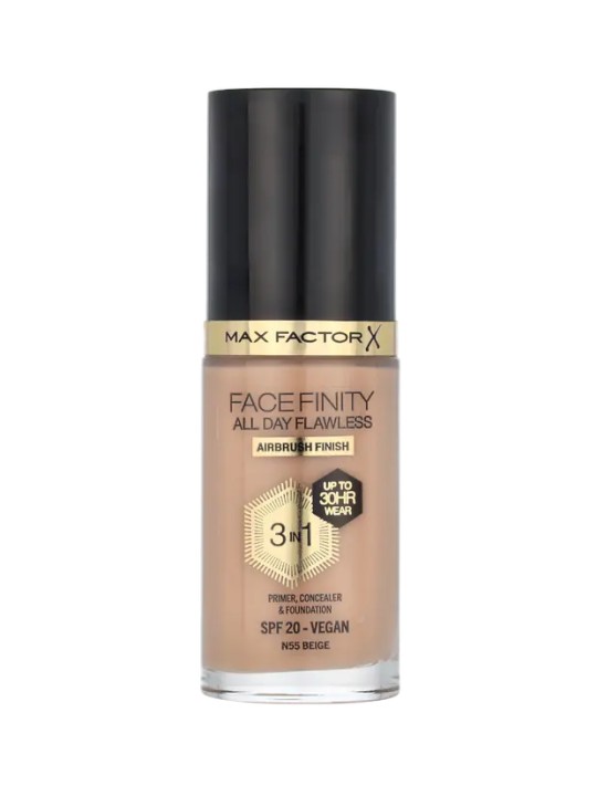 Max Factor Facefinity Fondotinta 3 in 1 30ml N55 Beige