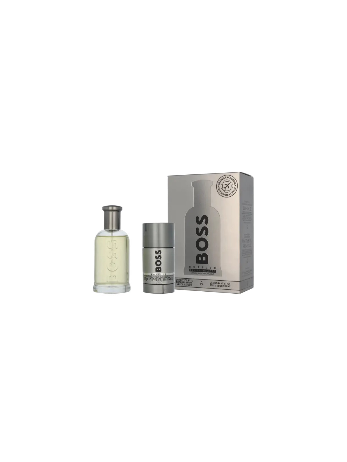 Set Hugo Boss: Spray EDT 100ml + Deo Stick 75ml