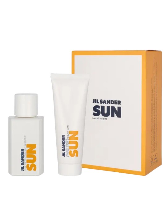 Jil Sander Sun Women Giftset eau de toilette Spray 75ml Hair & Body Shampoo 75ml 30ml