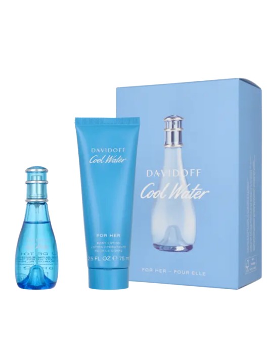 Davidoff Cool Water Woman Set Donna - Freschezza Elegante
