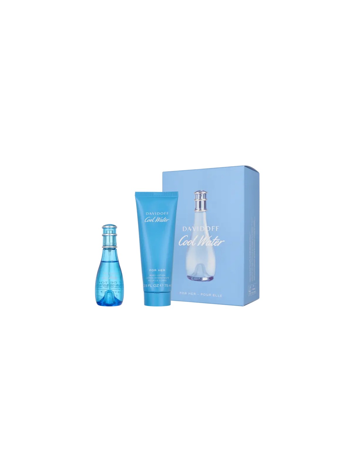 Davidoff Cool Water Woman Set Donna - Freschezza Elegante