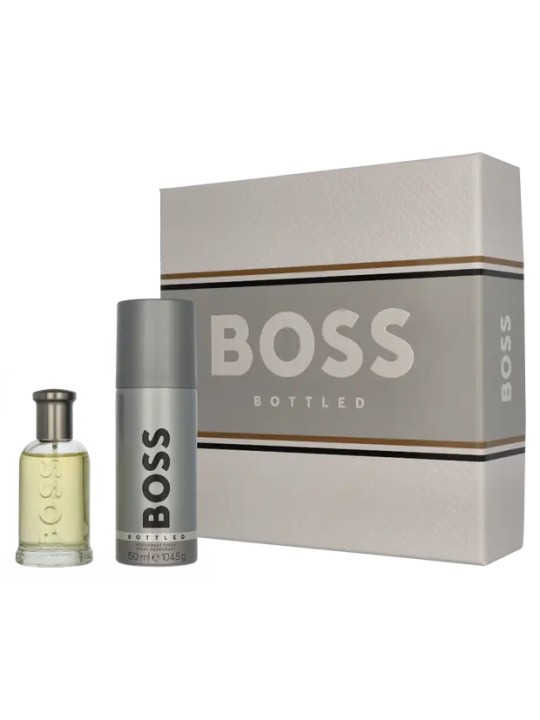 Set Hugo Boss: Boss Bottled Eau De Toilette uomo 50ml + Boss Bottled Deodorant Spray uomo 150ml