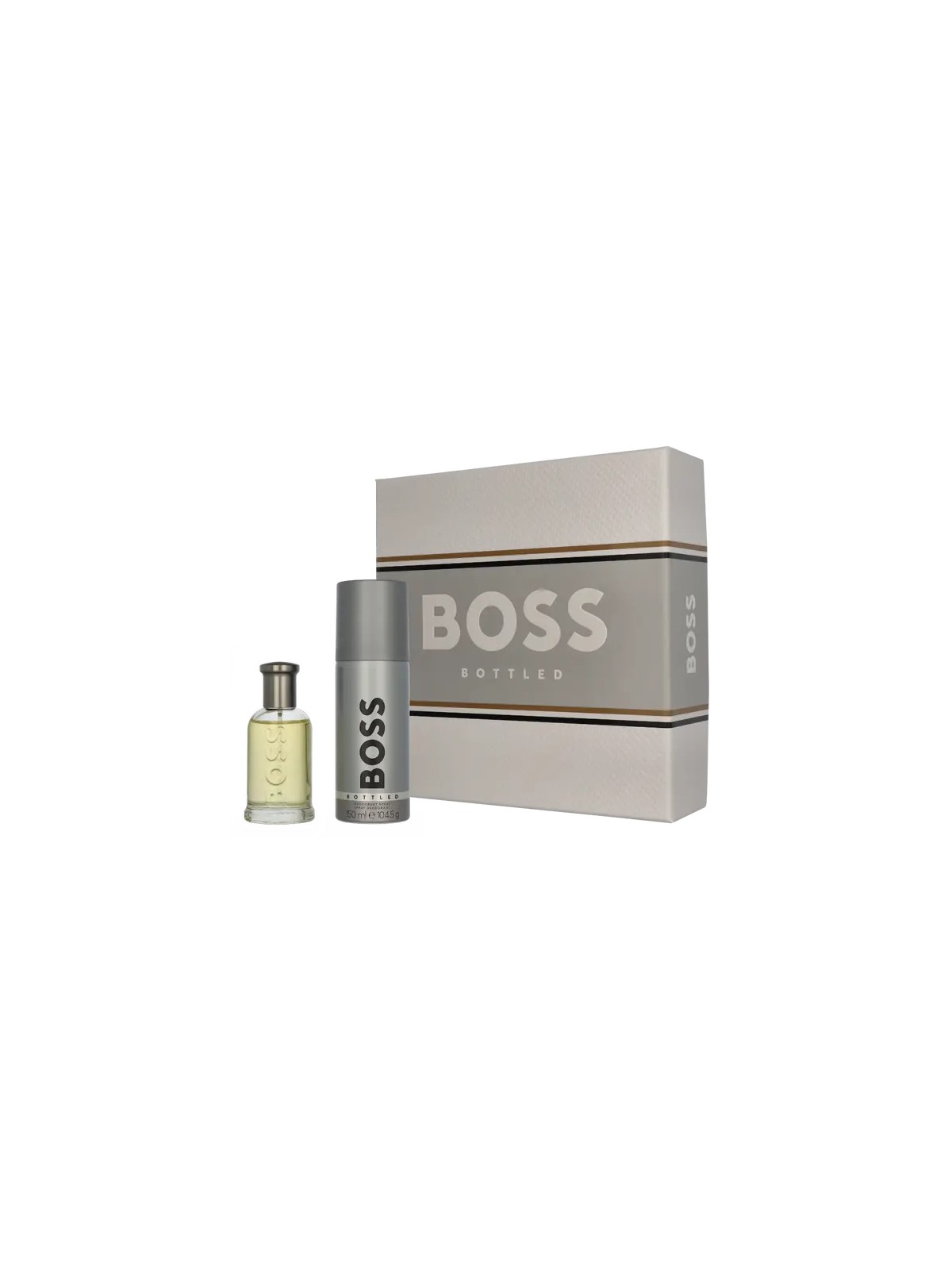 Set Hugo Boss: Boss Bottled Eau De Toilette uomo 50ml + Boss Bottled Deodorant Spray uomo 150ml