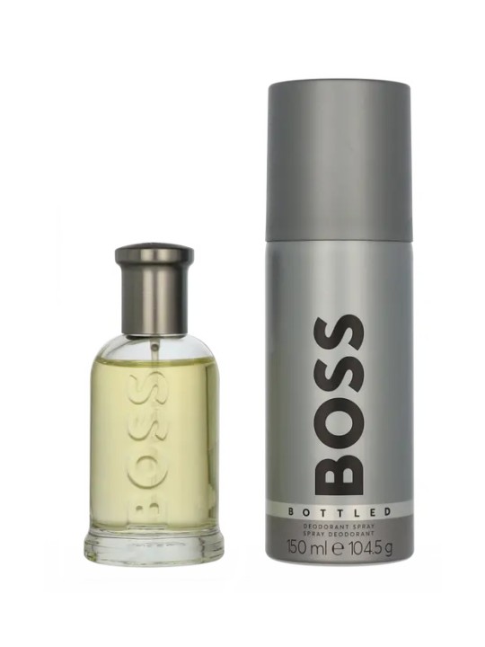 Set Hugo Boss: Boss Bottled Eau De Toilette uomo 50ml + Boss Bottled Deodorant Spray uomo 150ml