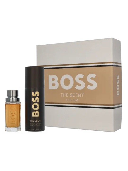 Set Hugo Boss: Deodorante Spray The Scent Spicy uomo 150ml + Eau De Toilette The Scent uomo 50ml