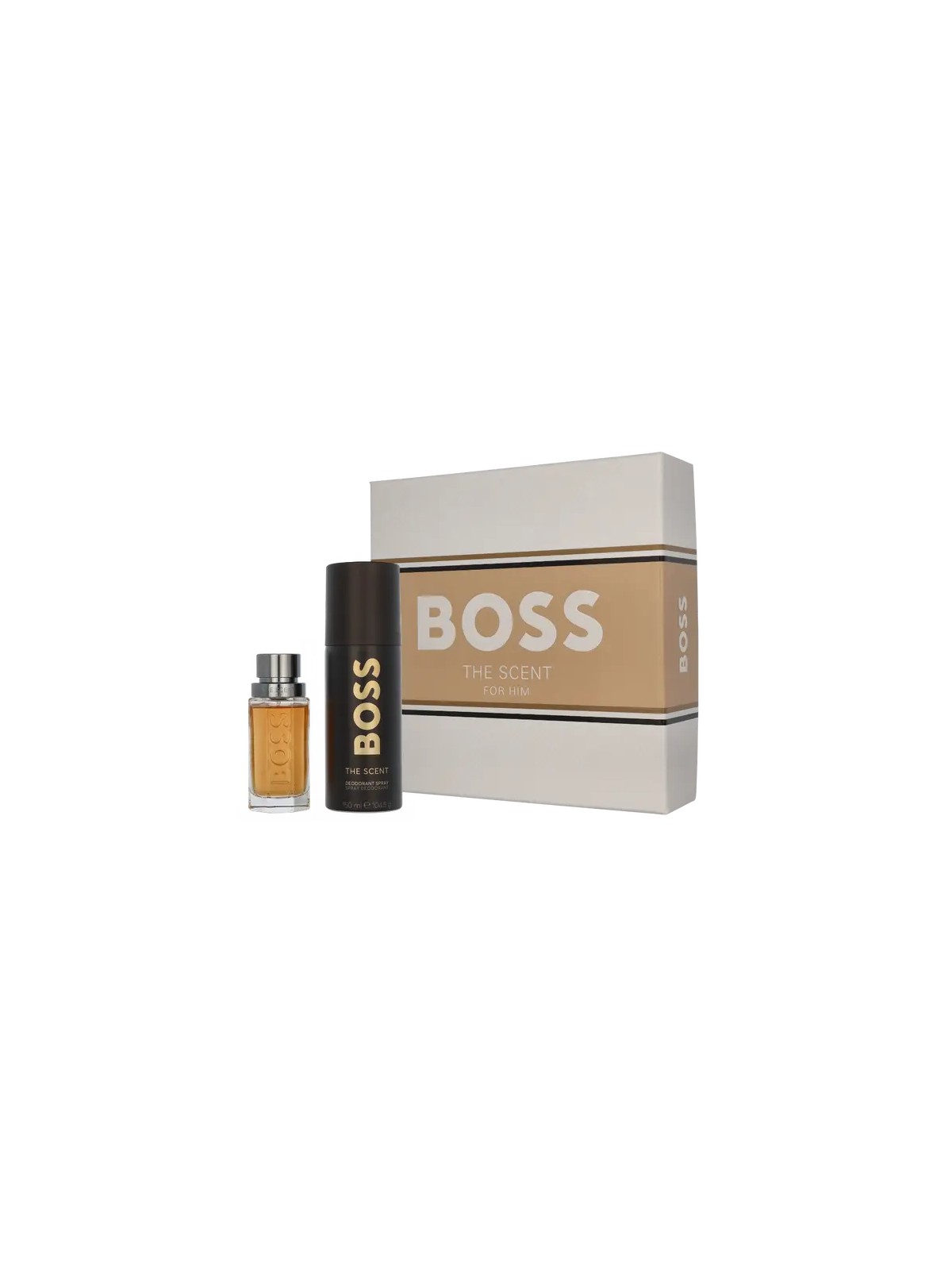 Set Hugo Boss: Deodorante Spray The Scent Spicy uomo 150ml + Eau De Toilette The Scent uomo 50ml