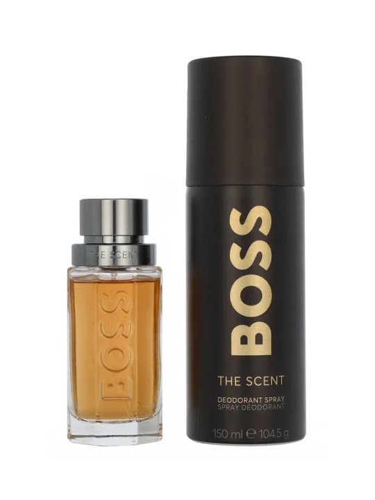 Set Hugo Boss: Deodorante Spray The Scent Spicy uomo 150ml + Eau De Toilette The Scent uomo 50ml