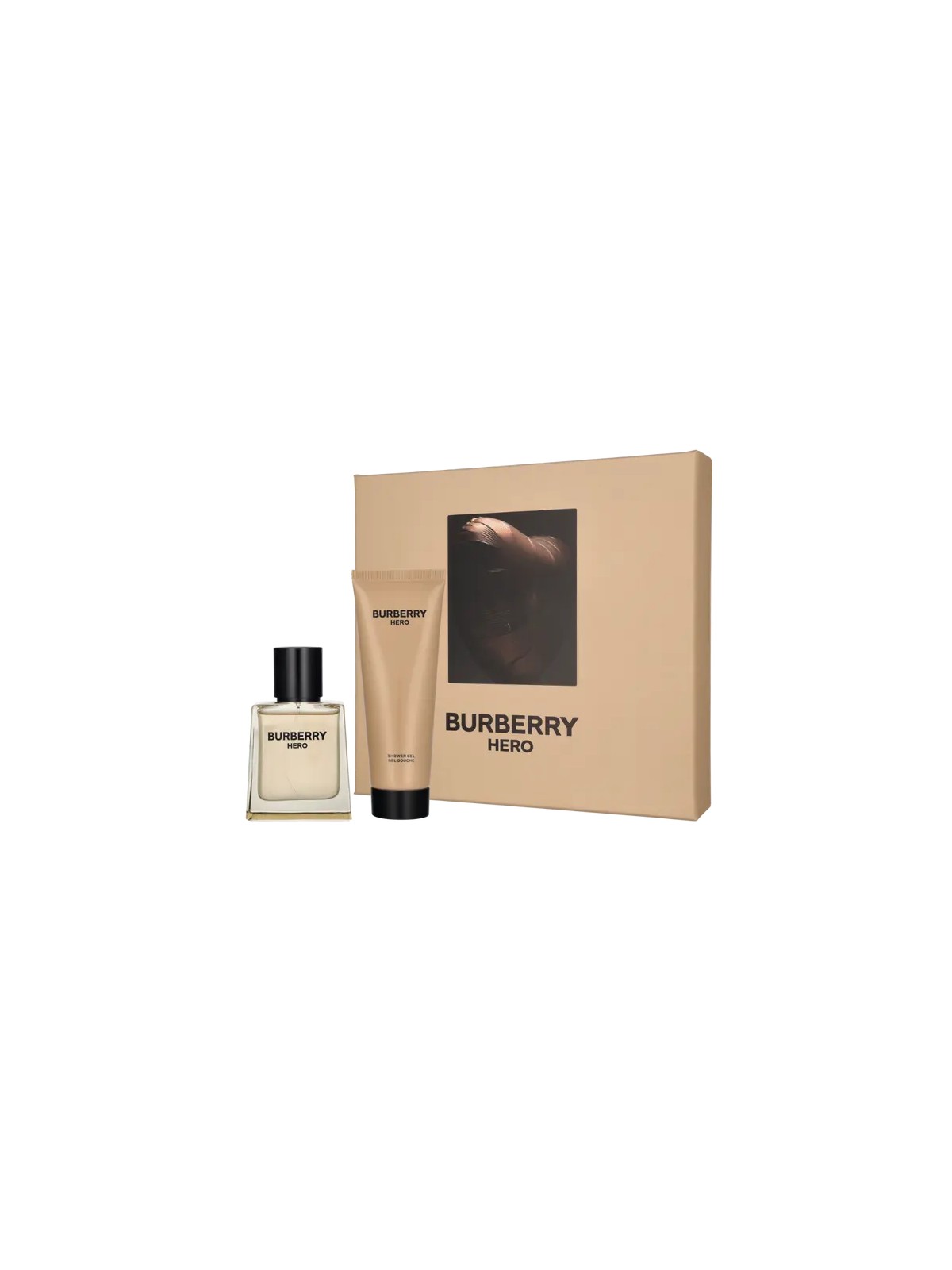 Set regalo Burberry Hero, eau de toilette 50ml e gel doccia 75ml uomo