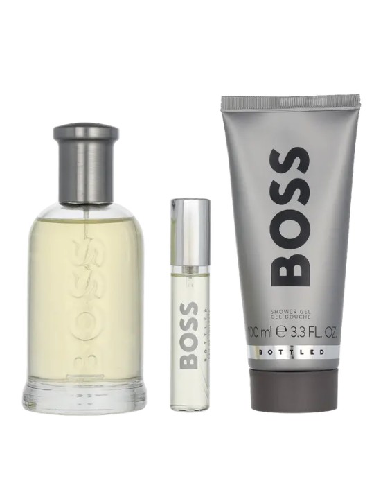 Hugo Boss Bottled Set eau de toilette Spray 100ml Shower Gel 100ml eau de toilette Spray 10ml 100ml