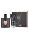 YSL Black Opium Giftset donna 100ml eau de parfum 50 ml-Body Lotion 50 ml-Travel Selection