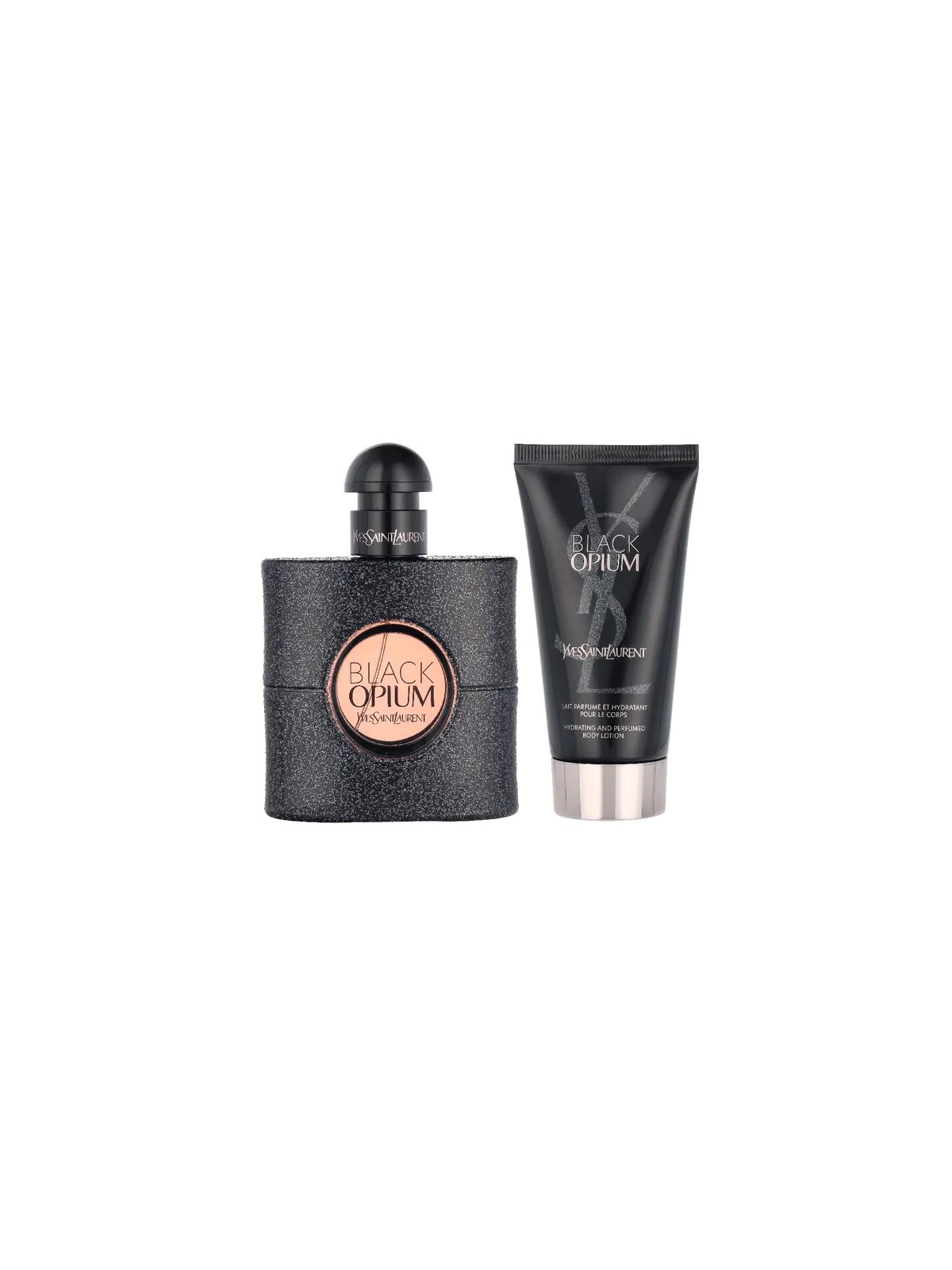 YSL Black Opium Giftset donna 100ml eau de parfum 50 ml-Body Lotion 50 ml-Travel Selection