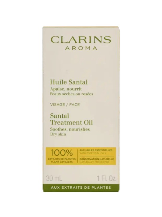 Olio Viso Santal Clarins 30ml Pelle Secca