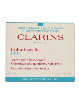 Clarins Crema idratante da giorno per pelli molto secche Hydra Essentiel Idrata e Disseta Crema Ricca 50ml donna