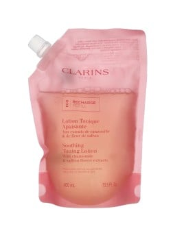 Clarins Acqua tonificante lenitiva per pelli molto secche e sensibili Lozione tonificante lenitiva 400ml - ricarica di ricambio 