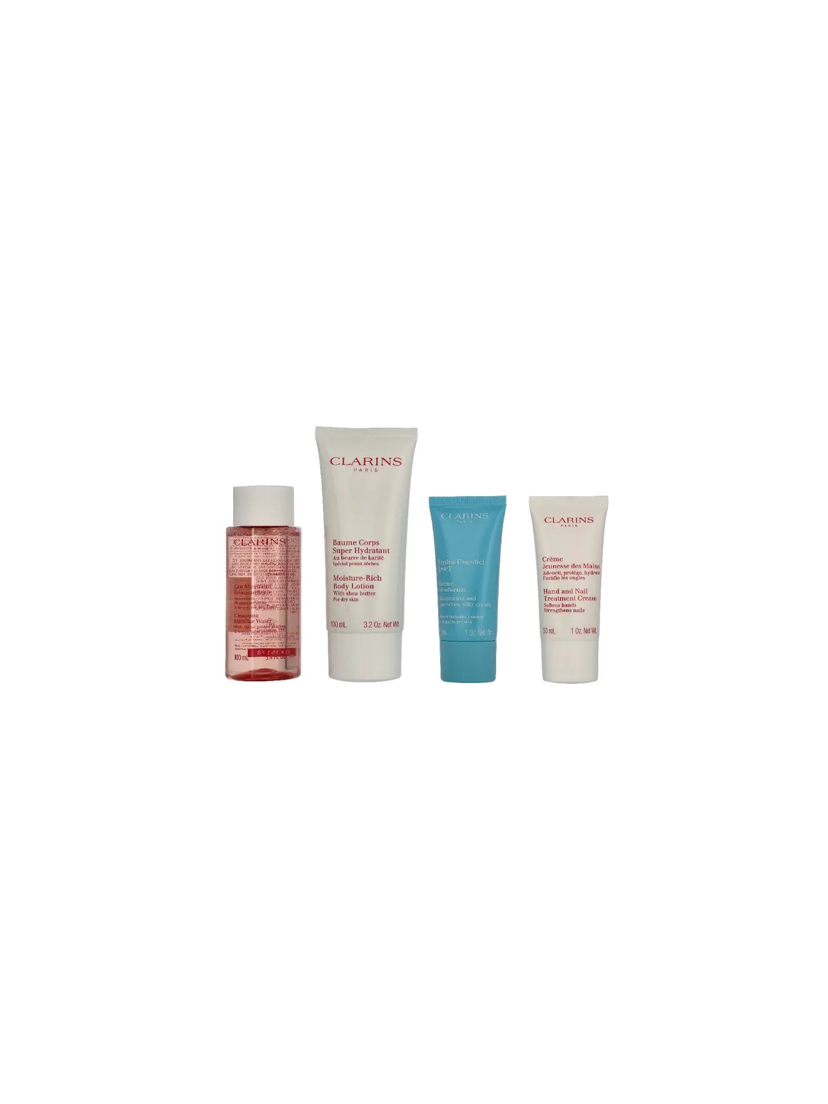 Set essenziale idratante Clarins dalla testa ai piedi - Set regalo per la cura della pelle Donna