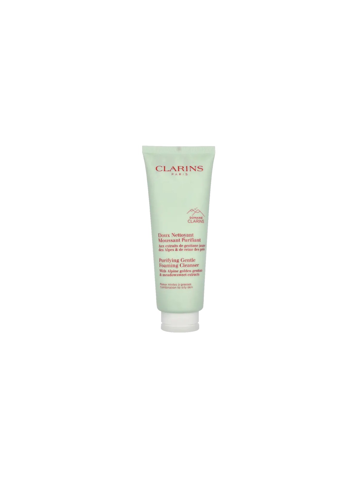 Clarins Purifying Gentle Foaming Cleanser - Crema detergente schiumogena per pelli miste e grasse 125ml donna