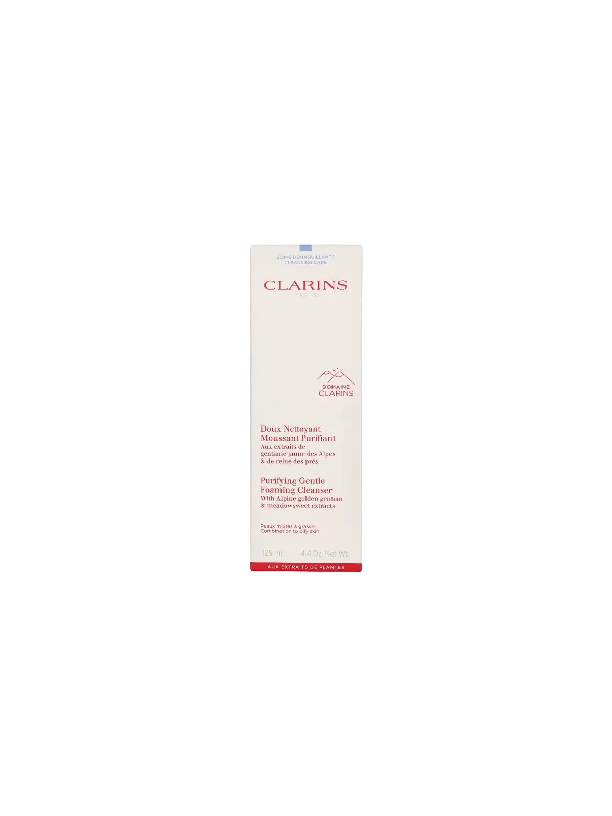 Clarins Purifying Gentle Foaming Cleanser - Crema detergente schiumogena per pelli miste e grasse 125ml donna