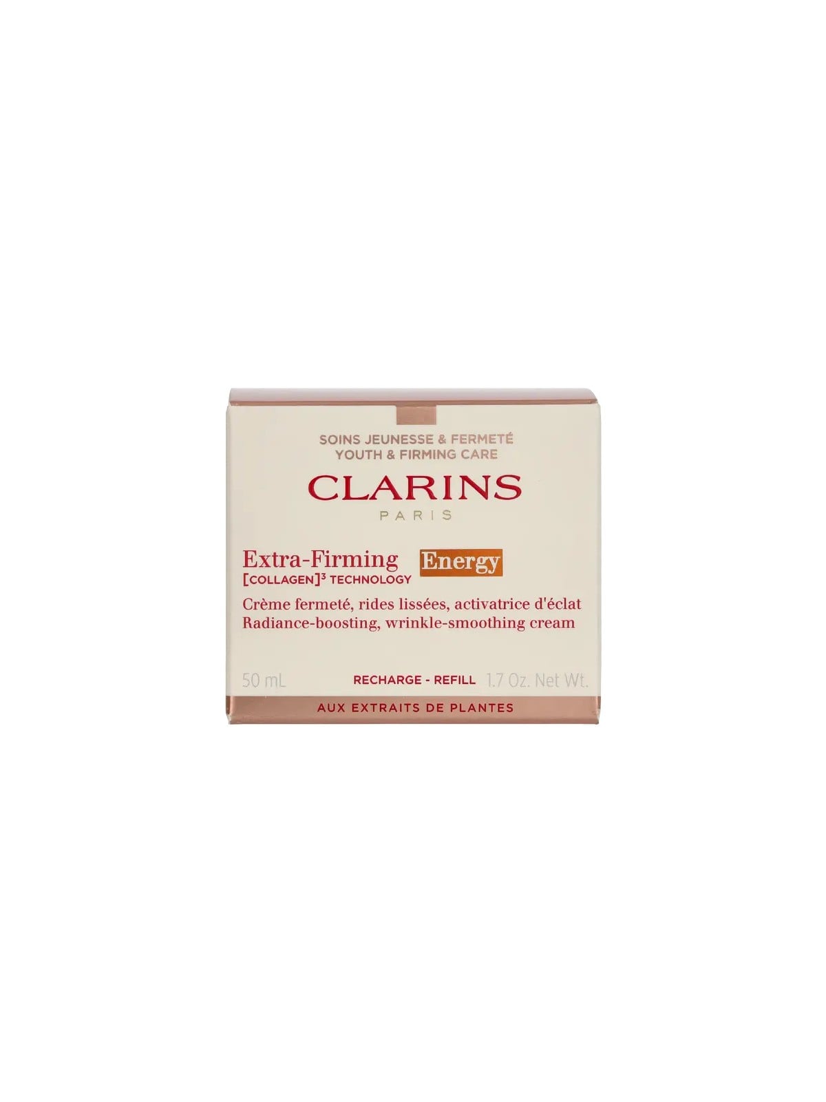 Clarins EXTRA FIRMING ENERGY crema rassodante, leviga le rughe, attiva la luminosità, ricarica da 50ml donna