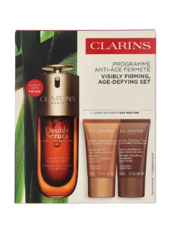 Clarins Visibly Firming Age-Defying Set Serum 50ml Day Cream 15ml Night Cream 15ml Eye Gel 3ml 1,61g